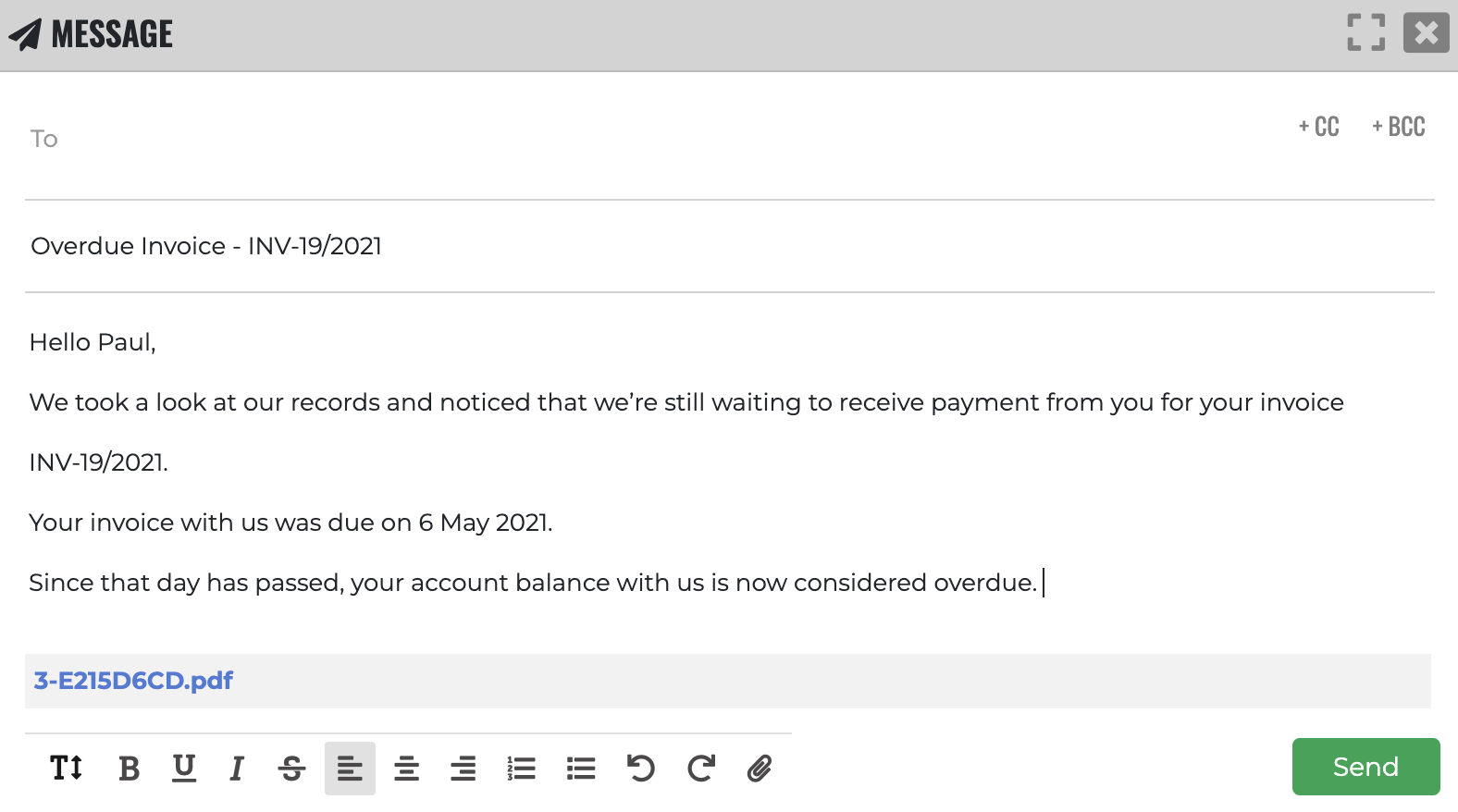 Send Invoices and Reminders